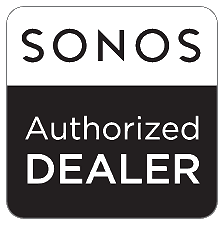 A sonos authorized dealer logo.