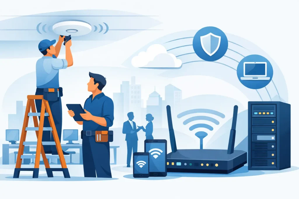 Commercial WiFi Network Installation Done Right