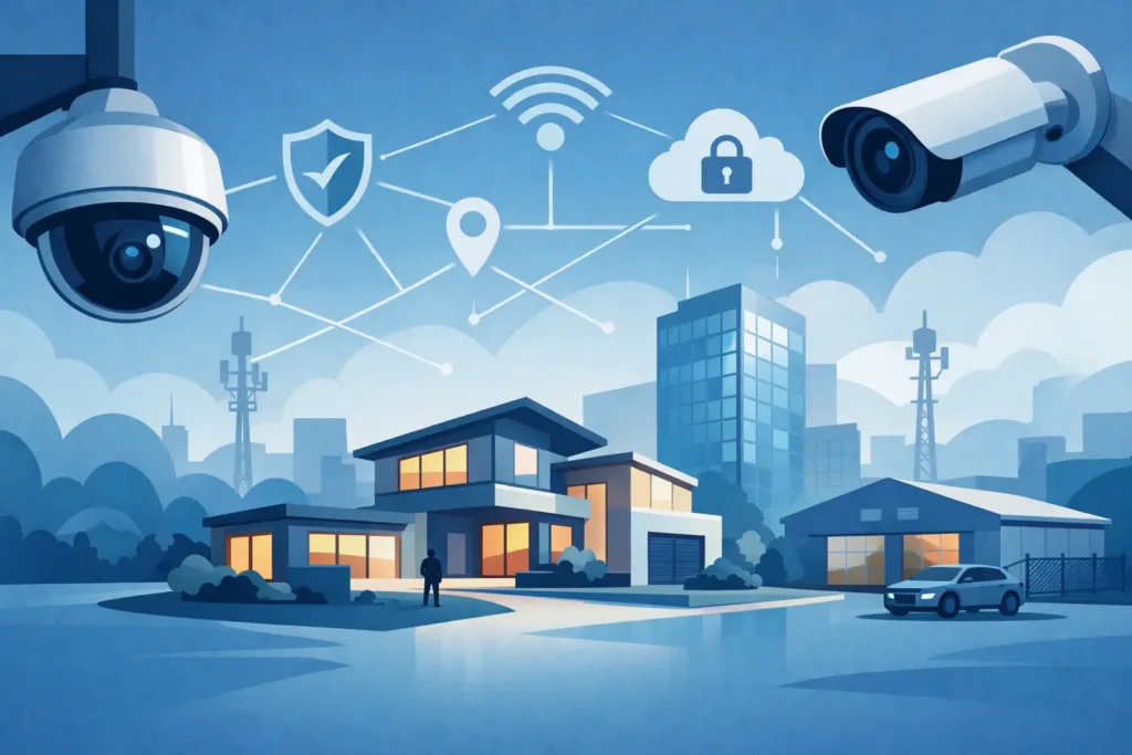 Network Security Cameras for Connected Properties